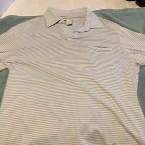 BR Polo gray stripe men medium